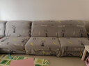 帕布（pabu）沙发套全包罩四季通用贵妃组合弹力防滑布艺全盖沙发保护罩盖布 小鱼骨 三人（适用190-230cm长度）单件 实拍图