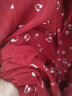 独束大码女装法式小翻领连衣裙女夏季新款遮肉显瘦雪纺裙子 红色 XL 实拍图