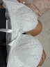 雅姿花白色内衣女无钢圈小胸聚拢胸罩调整型收副乳性感蕾丝纯欲少女文胸 白色 L 36/80(AB通杯约2.5CM) 实拍图