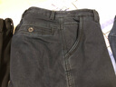 恒源祥牛仔裤男士休闲宽松直筒中青年长裤弹力裤子HJ142 深兰加绒 30  实拍图
