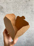 唐宗筷牛皮纸沙拉盒餐盒一次性外卖纸盒打包盒便当盒800ml*20只装 C6879 实拍图