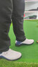 PGM 高尔夫球鞋 男士防水鞋子 防滑固定钉 旋钮鞋带 golf男鞋 XZ143-白蓝 42 实拍图