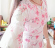 La Chapelle拉夏贝尔连衣裙女装2023新春季时尚中长款碎花裙子女 粉红色 S  实拍图