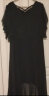 莎妮朵罗连衣裙夏雪纺裙新品显瘦款短袖V领遮肚子时尚小黑裙子15956 黑色 4XL建议160-180斤穿着 晒单实拍图