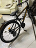 凤凰（Phoenix） 自行车山地车男女单车中小学生少年成人运动越野赛车旅行车变速 26寸黑金辐条轮/铝车架 24速顶配 实拍图