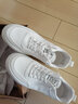 然奥夏季男鞋透气百搭男士休闲小白鞋潮流轻质帆布运动平底板鞋子男 YJ-XY188白色 40 实拍图