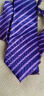 OMAX男士苏格兰领带商务休闲正装条纹小领带新郎婚礼结婚庆典条纹手打宽领带8公分多色可选 紫色斜条纹 晒单实拍图