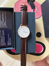 丹尼尔惠灵顿（DanielWellington）dw手表男 简约石英男士手表时尚欧美腕表 送男友送父亲节日礼物 白盘无纹深棕带丨男表40MM-DW009 实拍图