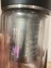 膳魔师（THERMOS）耐热玻璃水杯男女双层带滤网泡茶水杯子TCGB-400ml 黑色BK 400ml 实拍图