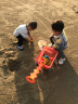 比乐（B.） B.Toys儿童沙滩玩具宝宝水桶玩沙挖沙风车沙铲沙耙小车玩具套装 海滩旅行车-木瓜色 实拍图