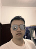 帕森（PARZIN） 偏光太阳镜男 金属大框蛤蟆镜防紫外线司机开车驾驶墨镜 PZ8204 银框反光膜水银片 实拍图