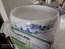 融诚陶瓷青花茶洗白瓷笔洗水洗家用功夫茶具配件洗杯碗中式洗毛笔缸子 【大号茶洗】好山好水 实拍图
