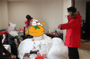 雪中飞【成毅同款】【鹅绒】男女同款羽绒服貉子毛领中长羽绒服工装保暖 亮红|1299 M 170/92A（尺码偏大选小一码） 实拍图