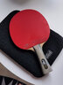 红双喜（DHS）天极蓝乒乓球拍9星8星7星狂飚3狂飙成品拍反胶单只横拍TB2\/6002 天极蓝 横拍长柄一只+拍套/10球 实拍图
