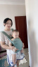 COOKSS 婴儿背带抱娃神器婴儿双肩横抱式宝宝大童1-3岁简易纯棉透气通用 实拍图