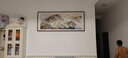 迅典国画山水画鸿运当头挂画客厅装饰画办公室字画风水画沙发背景墙画 C款【泰山日出】 【推荐】实木带框203*83CM(有机玻璃） 实拍图