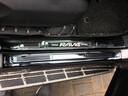 莎米特 适用丰田RAV4荣放门槛条 威兰达汽车用品不锈钢踏板装饰改装件 荣放-内门+外门槛【黑钛拉丝黑标 实拍图