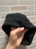 CACUSS Z0079羊毛线帽子男士春冬季双层加厚保暖护耳帽翻边针织帽子黑色 晒单实拍图