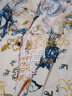 浪子闲话【轻奢】中长雪纺衬衫女士装夏季2023新款洋气短袖宽松遮 花色 2XL 晒单实拍图