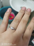 爱情故饰s925银情侣戒指男女款简约活口对戒520生日情人节礼物送女朋友老 JZ017戒指 单个 女款 实拍图