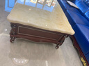 梦美斯宣 家具 美式大理石电视柜组合套装天然米黄玉石面欧式实木储物柜客厅地柜698 2.18米电视柜 实拍图