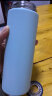 SIMELO纯钛保温杯钛杯男女士商务高档泡茶水杯三八节礼物350ML西雅图白 实拍图
