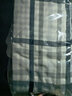 库班猪格子围巾女秋冬季学生韩版百搭加厚披肩两用毛线网红保暖可爱围脖 黑米格子 实拍图