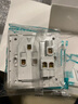 鸿雁X5插座面板开关三孔五孔六孔十孔一开双开双控空调防水 X5白色 一开双控五孔插座 实拍图