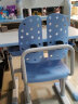读书郎儿童学习书桌椅套装多功能可升降中小学生桌椅子写字桌家用课桌 环保桌面+抑菌椅垫蓝 实拍图