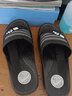 回力拖鞋男浴室凉拖男女情侣款一字拖舒适厚底耐磨室外防滑凉拖鞋 3225-25黑色. 40 实拍图