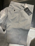 SIDISEN西裤男修身灰色西服裤商务休闲直筒正装男士上班夏季潮流西装裤 浅灰色（春夏款-平纹） 32 码（适合135-145斤） 实拍图