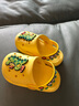 B.Duck小黄鸭童鞋男女童凉拖鞋夏季新款儿童透气休闲洞洞鞋女 954黄色 20 码内长约140mm 实拍图