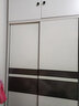 熠梵森【包安装】衣柜推拉门卧室大衣柜实木质柜子衣柜简易经济大衣橱 【两门】1米主柜+顶柜 实拍图