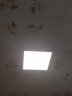 雷士照明（NVC）LED集成吊顶灯嵌入式厨房灯厨卫灯led吸顶灯卫生间铝扣板灯具 白边-方灯16瓦 暖白 300*300 实拍图