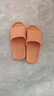 京寻开学季凉拖鞋女厚底夏季男家用浴室洗澡情侣家居拖鞋夏季外穿 软底橙色40-41（建议拍大一码） 实拍图