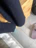 豫瑶【 两件装】冰丝休闲裤男夏季薄款弹力宽松直筒速干商务修身裤子 1062黑色+深灰色 31 【腰围=2尺4】 实拍图