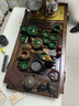 兿凡臻品 功夫整套茶具套装家用全自动实木乌金石茶盘茶台一体式电磁炉 15祥云浮雕冰裂 实拍图