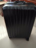 ITO行李箱铝框箱小型密码箱坚固万向轮大容量托运旅行箱登机箱拉杆箱 黑色  25英寸(需托运) 实拍图