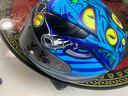 FASEED法赛德全盔摩托车头盔男复古女机车街车跑车单镜片3c认证四季816 金戈铁马（标配透明片），送【有色片+防雾贴】 L(57-58)头围 实拍图