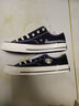 战澈低帮透气帆布鞋男女学生经典百搭板鞋潮流情侣休闲低邦运动鞋 经典黑 35 实拍图