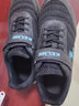 卡尔美（KELME）儿童足球鞋魔术贴免系带碎钉TF透气学生球鞋6873003 黑色 37 实拍图
