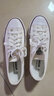 回力（Warrior）官方帆布鞋男鞋春夏季低帮透气经典情侣板鞋休闲鞋子男 白色41 实拍图