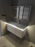 畅运（Changyun） 浴室柜组合 可丽耐一体洗手盆卫生间洗脸盆柜洗漱台组合柜洗手台 T4-1.2米智能玻璃门镜柜 晒单实拍图
