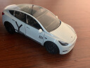 XLG特斯拉modelY合金车模型玩具车大号男孩仿真汽车收藏摆件儿童礼物 1:24特斯拉modelY-印花白色 晒单实拍图