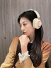 PAXA派可夏头戴式无线耳机蓝牙AI智能翻译同声传译 重低音无线耳麦超长续航高音质手机电脑游戏适用 云岩白【128种语言+AI实时翻译】 实拍图