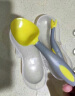 b.box贝博士叉勺宝宝学吃饭训练套装 儿童餐具弯头创意叉勺 柠檬黄 实拍图