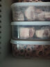 nakaya日本冰箱保鲜盒塑料密封食品级收纳盒水果冷冻饺子盒大号储物 冰箱冷冻盒【日本产】 3件套 2.6L 实拍图