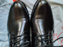 北欧图（BEIOUTU）冬季男鞋加绒保暖皮鞋商务正装系带舒适棉鞋子 178 黑色-加绒 44 实拍图