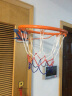 驯良鸽 篮球框 成人室内外家用墙壁标准挂式户外篮球架篮筐投篮铁圈 儿童加强空心款35cm+篮网+膨胀螺丝 实拍图