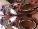 金盾骆驼男鞋凉鞋男户外真皮休闲沙滩鞋男士夏季防水防滑包头层牛皮男凉鞋 7236暗棕 43 实拍图
